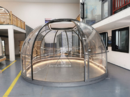 리조트 카페 야영을 위한 알루미늄 부풀게할 수 있는 명백한 버블 돔 텐트