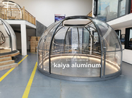 부풀게할 수 있는 버블 텐트 알루미늄 프레임을 야영시키는 스타 공간